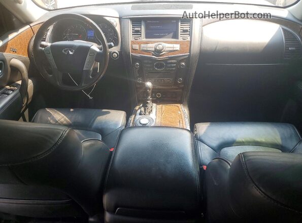 JN8AZ2NF3H9640010 2017 INFINITI QX80 Серебряный Вид панели приборов