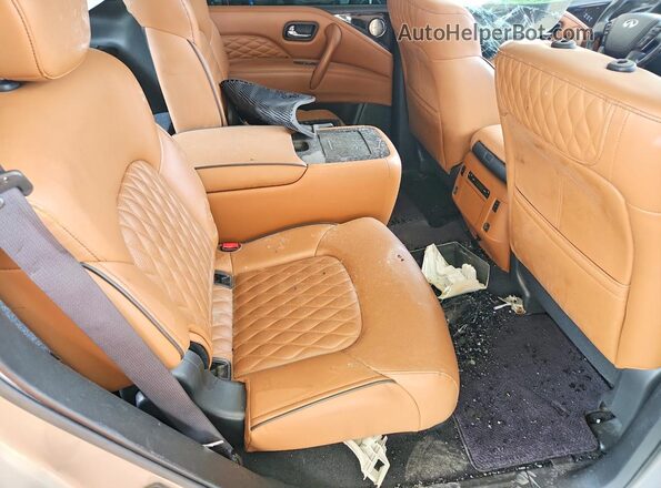 JN8AZ2NF3L9700425 2020 INFINITI QX80 Silver Rear interior view