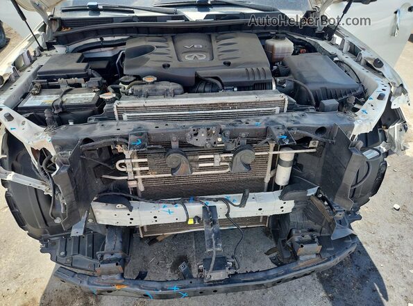 JN8AZ2NF3L9702109 2020 INFINITI QX80 White Vista del compartimento del motor