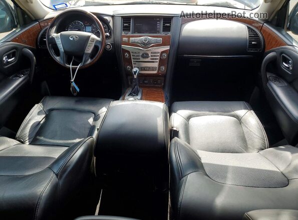 JN8AZ2NF4J9660529 2018 INFINITI QX80 Black Dashboard view