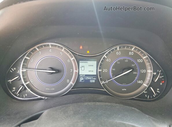 JN8AZ2NF4J9660529 2018 INFINITI QX80 Black Instrument cluster view