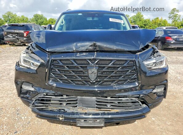 JN8AZ2NF4J9660529 2018 INFINITI QX80 Black Front view