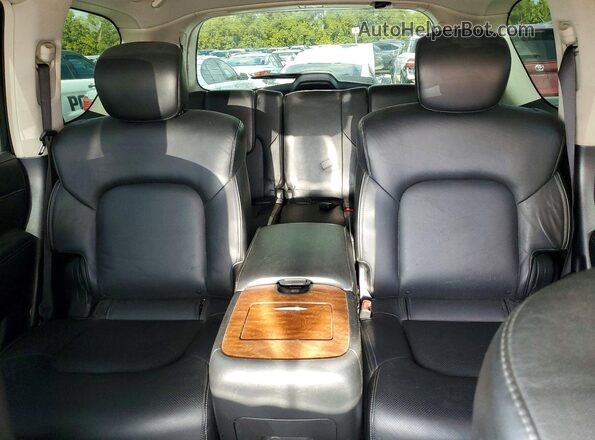 JN8AZ2NF4J9660529 2018 INFINITI QX80 Black Rear seats view