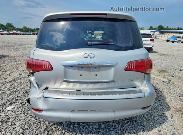 JN8AZ2NF5G9611607 2016 INFINITI QX80 Silver Rear view