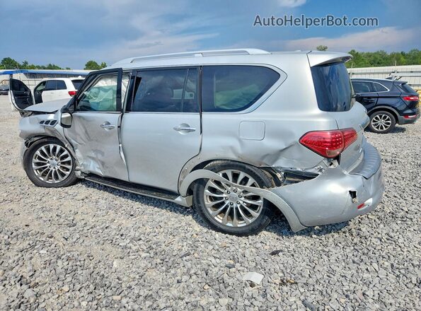JN8AZ2NF5G9611607 2016 INFINITI QX80 Silver Rear left