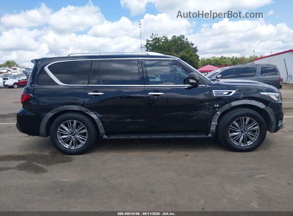 JN8AZ2NF5K9688065 2019 INFINITI QX80 Black Սալոնի հետևի տեսք