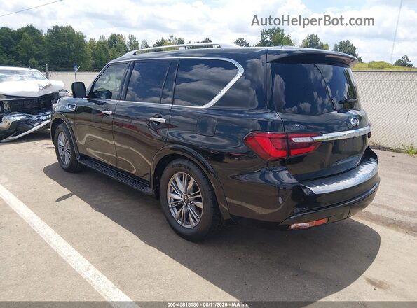 JN8AZ2NF5K9688065 2019 INFINITI QX80 Black Հետևի ձախ