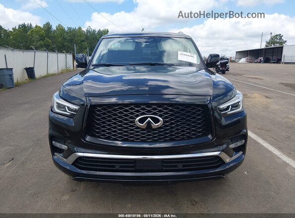 JN8AZ2NF5K9688065 2019 INFINITI QX80 Black Սարքավորումների վահանակի տեսք