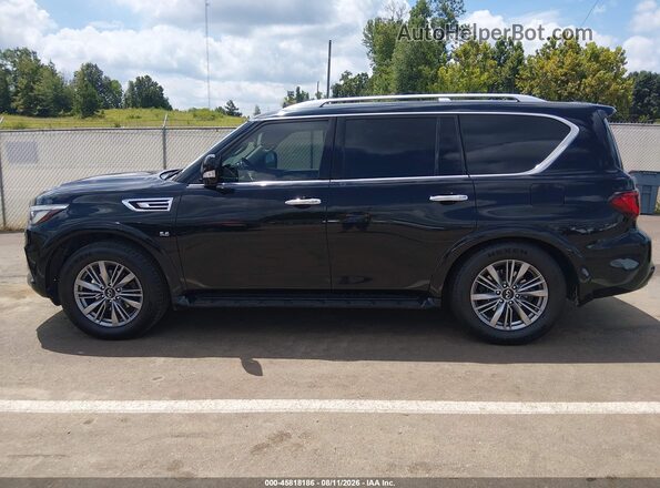 JN8AZ2NF5K9688065 2019 INFINITI QX80 Black Սալոնի 360 աստիճան տեսք