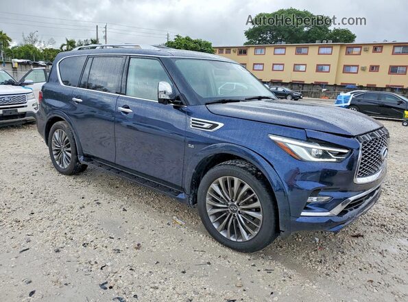 JN8AZ2NF5L9701348 2020 INFINITI QX80 Blue Przód prawy