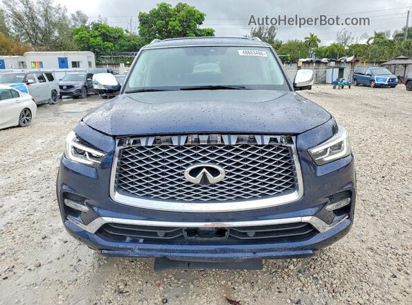 JN8AZ2NF5L9701348 2020 INFINITI QX80 Blue Widok z przodu