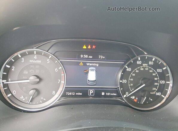 JN8AZ2NF5L9701348 2020 INFINITI QX80 Blue Widok zestawu wskaźników
