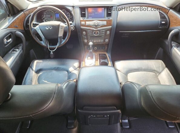 JN8AZ2NF6H9644911 2017 INFINITI QX80 Черный Вид панели приборов
