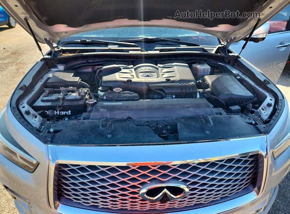 JN8AZ2NF6K9685305 2019 INFINITI QX80 Silver Widok komory silnika