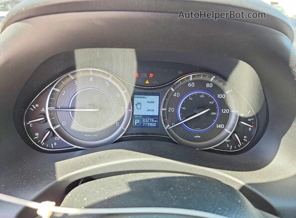 JN8AZ2NF6K9689550 2019 INFINITI QX80 Blue Instrument cluster view
