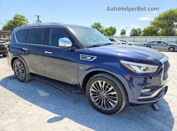 JN8AZ2NF6K9689550 2019 INFINITI QX80 Blue Front right