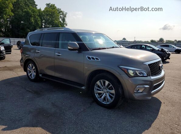 JN8AZ2NF7H9645243 2017 INFINITI QX80 Brown Առջևի աջ