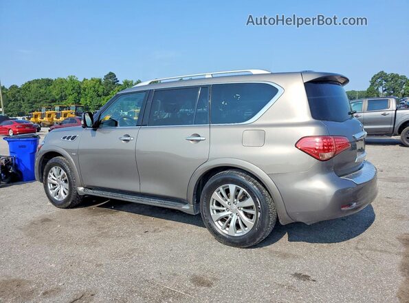 JN8AZ2NF7H9645243 2017 INFINITI QX80 Brown Հետևի ձախ