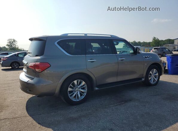 JN8AZ2NF7H9645243 2017 INFINITI QX80 Brown Հետևի աջ