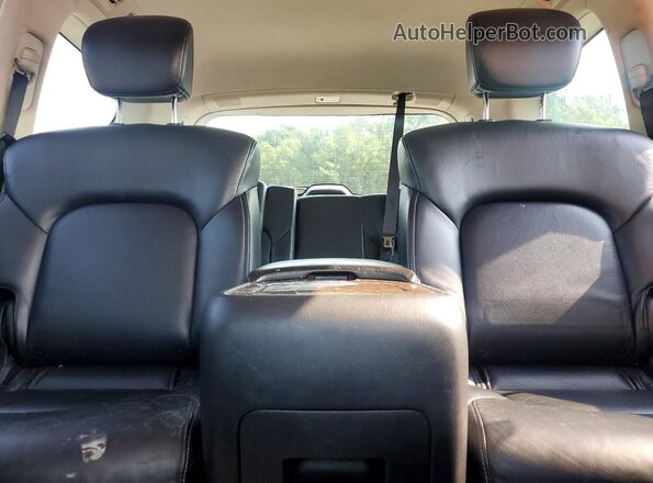 JN8AZ2NF7H9645243 2017 INFINITI QX80 Brown Հետևի նստատեղերի տեսք