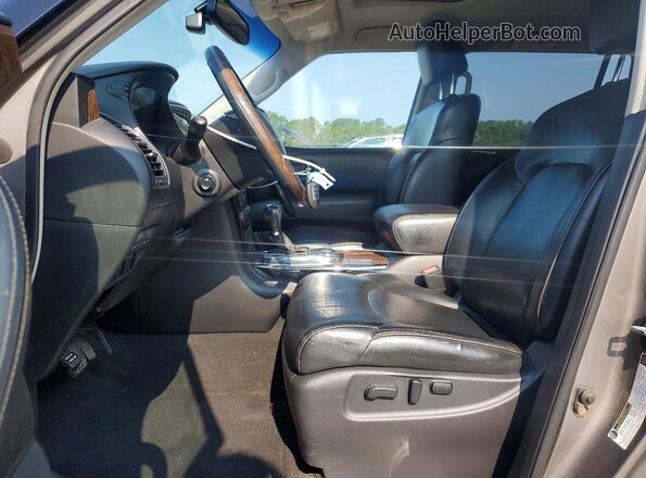 JN8AZ2NF7H9645243 2017 INFINITI QX80 Brown Սալոնի դիմացի տեսք