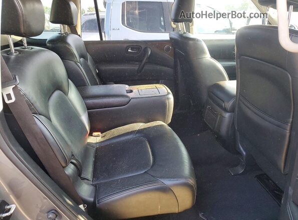 JN8AZ2NF7H9645243 2017 INFINITI QX80 Brown Սալոնի հետևի տեսք