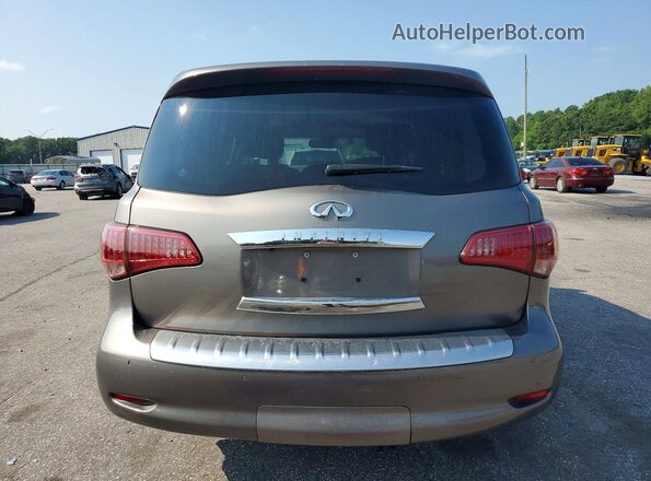 JN8AZ2NF7H9645243 2017 INFINITI QX80 Brown Հետևի տեսք