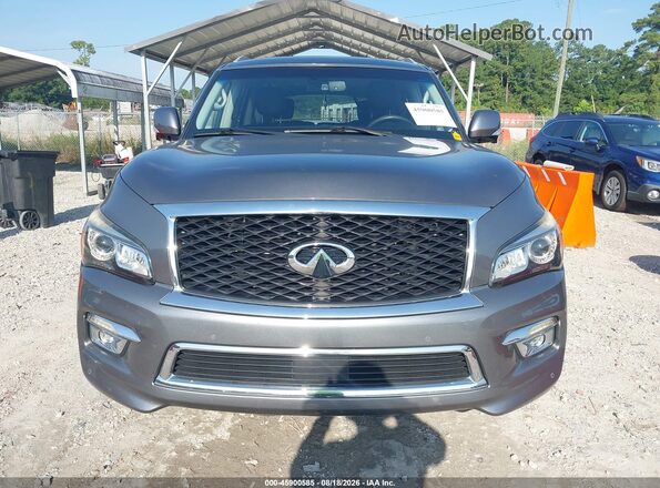 JN8AZ2NF8H9641640 2017 INFINITI QX80 Серый Вид щитка приборов
