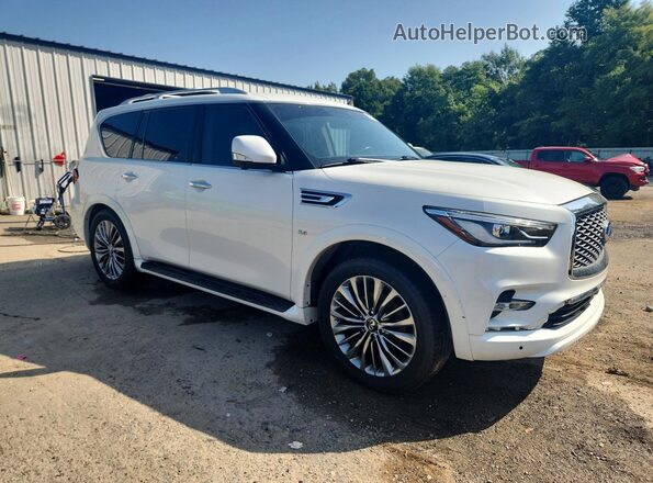 JN8AZ2NF8K9686777 2019 INFINITI QX80 White Przód prawy