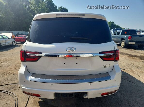 JN8AZ2NF8K9686777 2019 INFINITI QX80 White Widok z tyłu