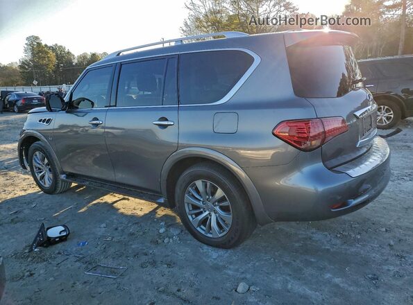 JN8AZ2NF9H9645194 2017 INFINITI QX80 Gray Rear left