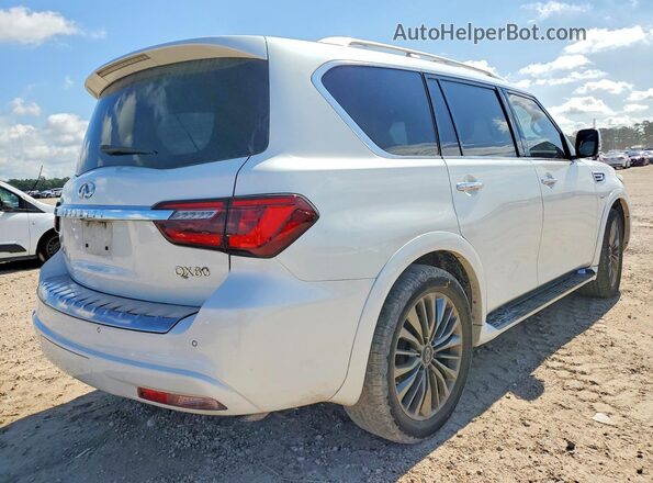 JN8AZ2NF9K9688604 2019 INFINITI QX80 Белый Задняя правая четверть
