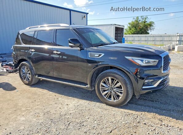 JN8AZ2NF9L9702437 2020 INFINITI QX80 Черный Передняя правая четверть