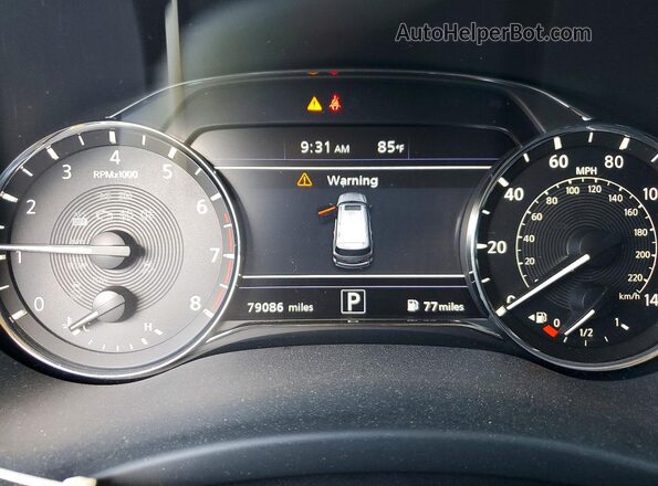 JN8AZ2NF9L9702437 2020 INFINITI QX80 Черный Вид щитка приборов