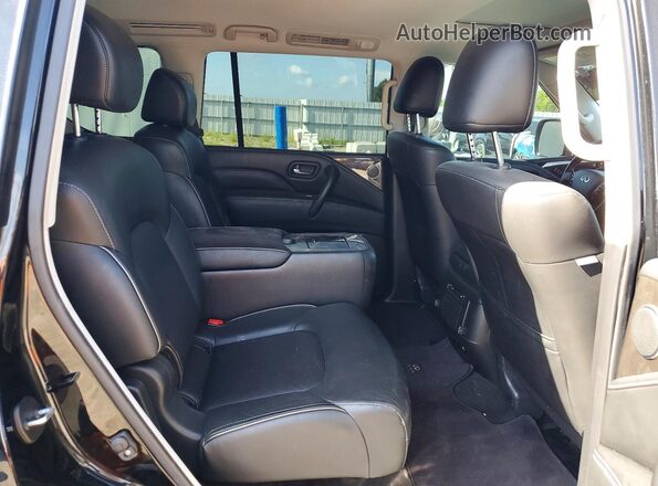 JN8AZ2NF9L9702437 2020 INFINITI QX80 Черный Вид задней части салона