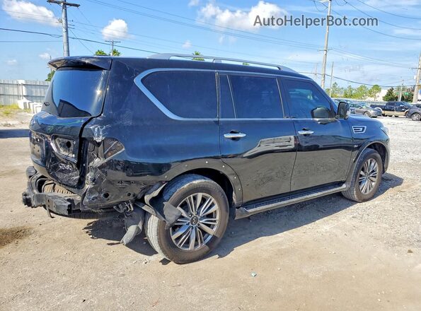 JN8AZ2NF9L9702437 2020 INFINITI QX80 Черный Задняя правая четверть
