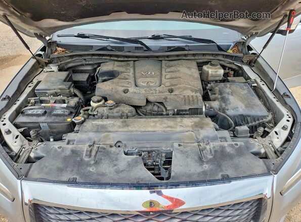 JN8AZ2NFXK9684819 2019 INFINITI QX80 Silver Vista del compartimento del motor