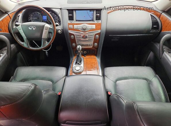JN8AZ2NFXK9684819 2019 INFINITI QX80 Silver Vista del salpicadero