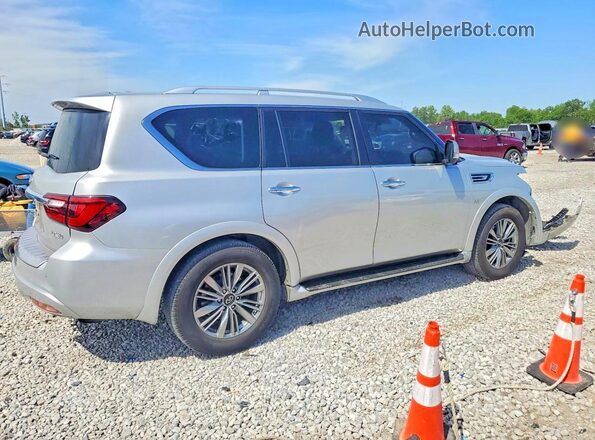 JN8AZ2NFXL9704519 2020 INFINITI QX80 Silver Trasero derecho