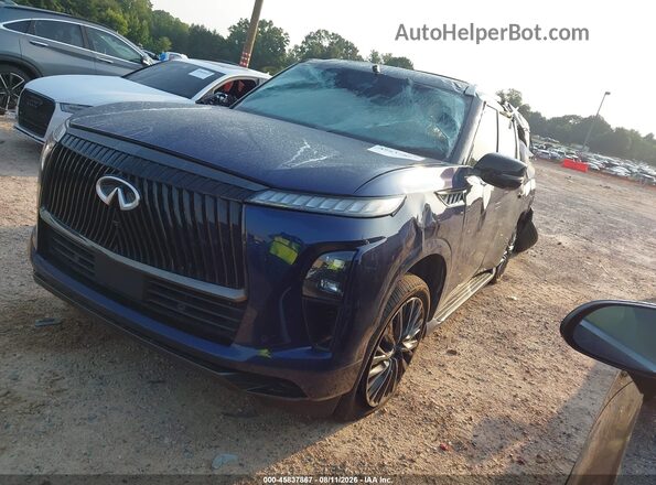 JN8AZ3CC4S9600587 2025 INFINITI QX80 Blue Передня ліва чверть
