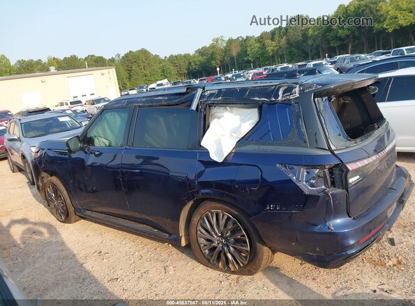 JN8AZ3CC4S9600587 2025 INFINITI QX80 Blue Панорамний вид салону 360°