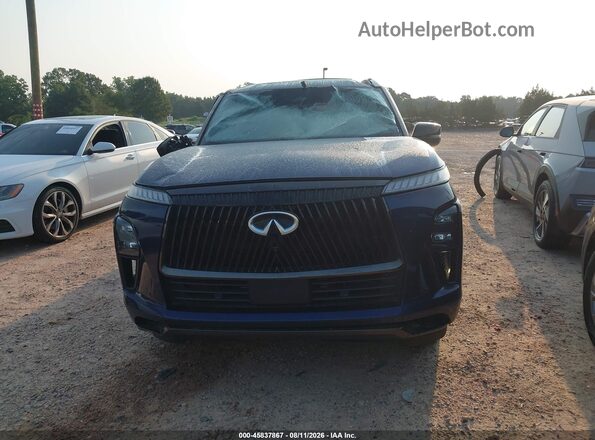 JN8AZ3CC4S9600587 2025 INFINITI QX80 Blue Вид щитка приладів