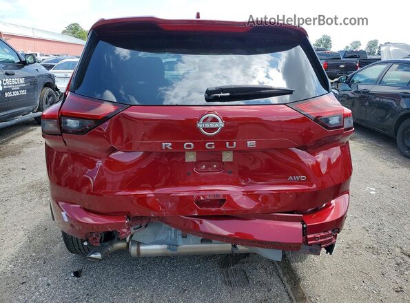 JN8BT3AB7SW424054 2025 NISSAN ROGUE Red Vista trasera