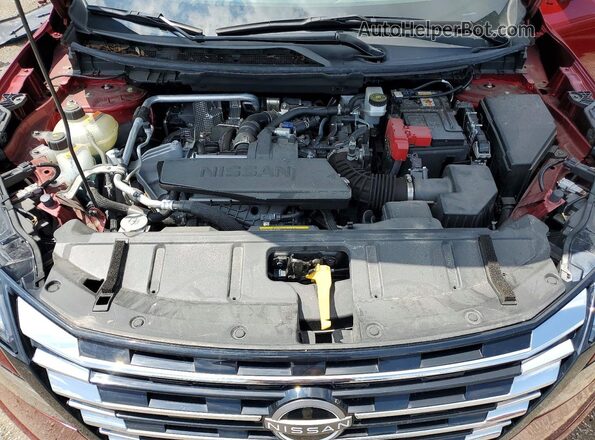 JN8BT3AB7SW424054 2025 NISSAN ROGUE Red Vista del compartimento del motor