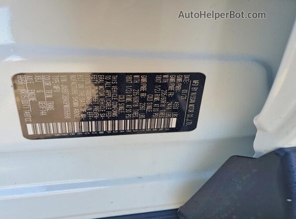 JN8BT3BA0PW006898 2023 NISSAN ROGUE White Вид підкапотного простору