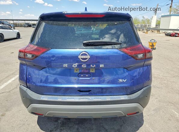 JN8BT3BA0PW405939 2023 NISSAN ROGUE Blue უკანა ხედი