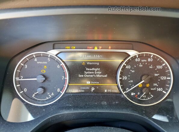 JN8BT3BA1PW405433 2023 NISSAN ROGUE Black Вид щитка приладів