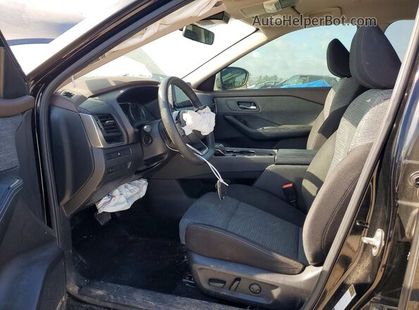 JN8BT3BA1PW405433 2023 NISSAN ROGUE Black Вид салону спереду