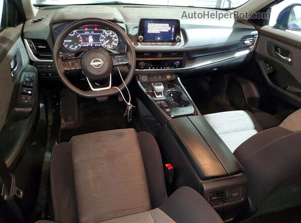 JN8BT3BA1PW423494 2023 NISSAN ROGUE Blue Dashboard view
