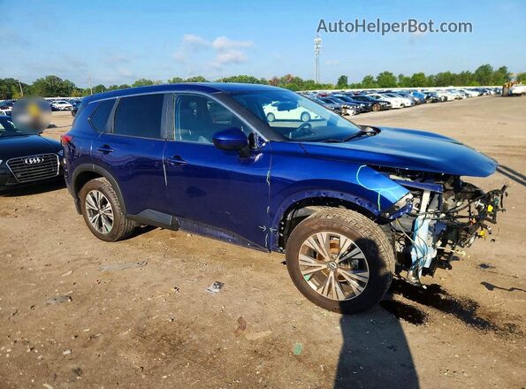 JN8BT3BA2PW423536 2023 NISSAN ROGUE Blue Delantero derecho